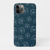 Sand-Dollar-Muster Zeichnend Ocean Blue Case-Mate iPhone Hülle (Rückseite)