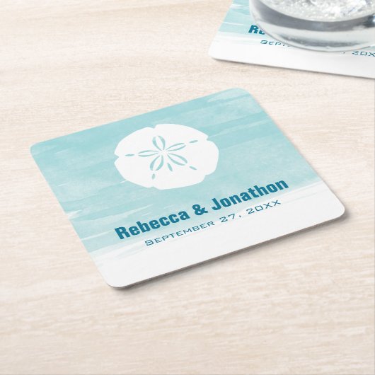 Sand Dollar Paper Untersetzer (angewinkelt)