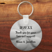 Sand Dollar Personalisiert Key Ring Gastgeschenk H Schlüsselanhänger (Vorderseite)