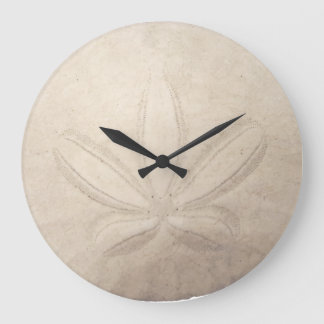 Sand Dollar Round Clock Große Wanduhr