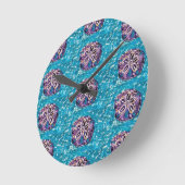 Sand Dollar Round Clock Runde Wanduhr (Winkel)