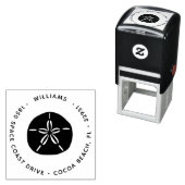 Sand-Dollar-Rücksendeadresse Permastempel (Beispiel)