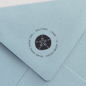 Sand-Dollar-Rücksendeadresse Permastempel