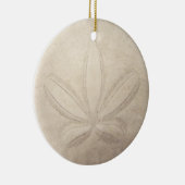 Sand-Dollar-runde Verzierung Keramikornament (Rechts)