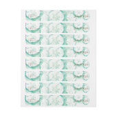 Sand-Dollar Seafoam Verpackung um Aufkleber (Bogen)