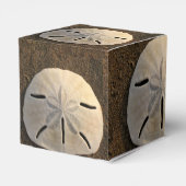 Sand Dollar Seashell Gastgeschenk Custom Geschenkb Geschenkschachtel (Rückseite)