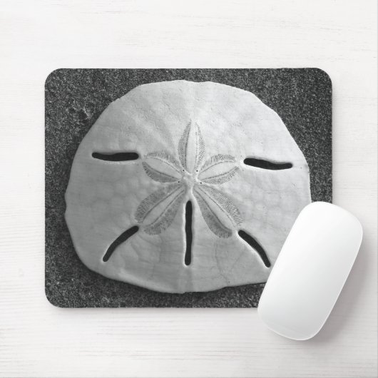 Sand Dollar Seashell Sand Beach Mousepad (Mit Mouse)