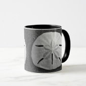 Sand Dollar Seashell Sand Beach Tasse (VorderseiteRechts)