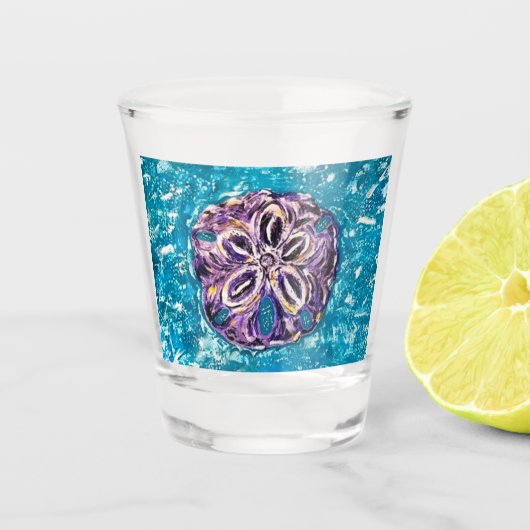 Sand Dollar Shot Glass Schnapsglas (Vorderseite)
