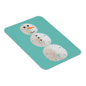 Sand Dollar Snowman Magnet (Rechte Seite)