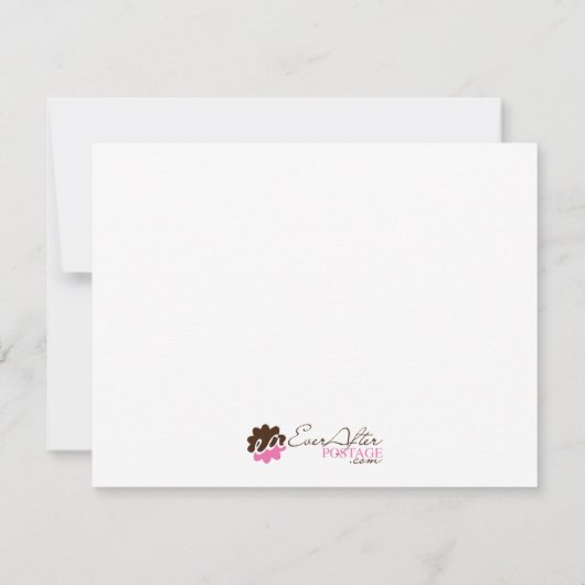 Sand Dollar & Starfish Save the Date (Rückseite)