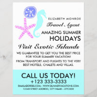 Sand Dollar, Starfish, Seepferd, Travel Agent