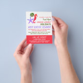 Sand Dollar, Starfish, Seepferd, Travel Agent Flyer (Gruppe)