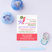 Sand Dollar, Starfish, Seepferd, Travel Agent Flyer (Einzeln)