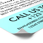 Sand Dollar, Starfish, Seepferd, Travel Agent Poster (Ecke)