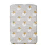 Sand Dollar und Starfish auf Driftwood Hintergrund Badematte (Vorderseite Vertikal)