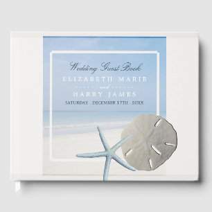 Sand Dollar und Starfish Beach Hochzeit Gästebuch
