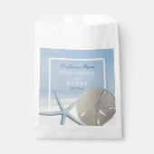 Sand Dollar und Starfish Beach Hochzeit Geschenktütchen (Vorderseite)