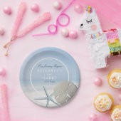 Sand Dollar und Starfish Beach Hochzeit Pappteller (Party)