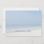 Sand Dollar und Starfish Beach Save The Date (Rückseite)