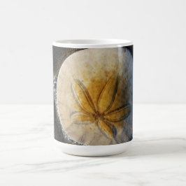 Sand Dollar und Surf Beach Foto Kaffee Tasse