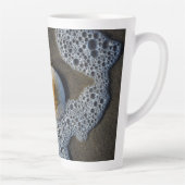 Sand Dollar und Surf Beach Foto Latte Tasse (Rechts)