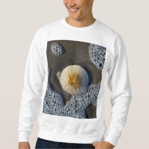Sand-Dollar- und Surfstrand-Foto Herren-Sweatshirt Sweatshirt