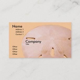 Sand-Dollar Visitenkarte