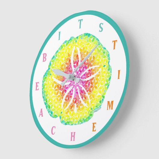 Sand-Dollar-Wall-Uhr Große Wanduhr (Winkel)