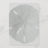Sand Dollar Wedding Fan Program Paper Programm (Rückseite)