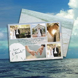 Sand Dollar Wedding Fotos Danke Cards Einladung