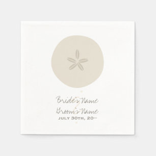 Sand Dollar Wedding Napkins Serviette