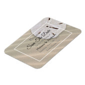 Sand Dollar Wedding rettet das Date Magnet (Linke Seite)