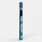 Sand Dollar Weiß und Blau Muster Case-Mate iPhone Hülle (Hinten/Rechts)