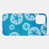 Sand Dollar White and Blue Muster Case-Mate iPhon iPhone Hülle (Rückseite (Horizontal))