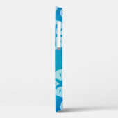 Sand Dollar White and Blue Muster Case-Mate iPhon iPhone Hülle (Rückseite / Links)