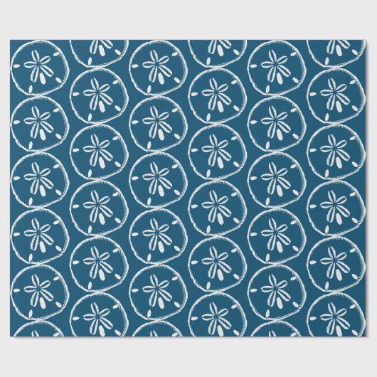 Sand Dollar Wrapping Paper Geschenkpapier (Flach)
