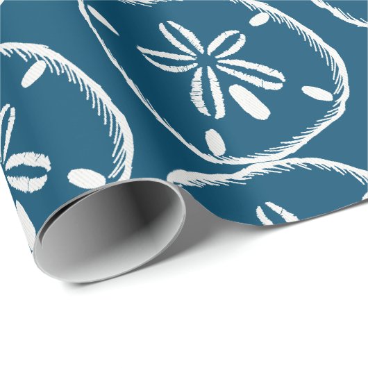 Sand Dollar Wrapping Paper Geschenkpapier (Rolleneckpunkt)