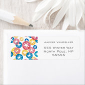 Sand Dollar Yellow Blue Pattern (Insitu)