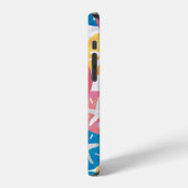Sand Dollar Yellow Blue Pattern Case-Mate iPho iPhone Hülle (Linke Seite)