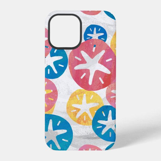 Sand Dollar Yellow Blue Pattern Case-Mate iPho iPhone Hülle (Rückseite)