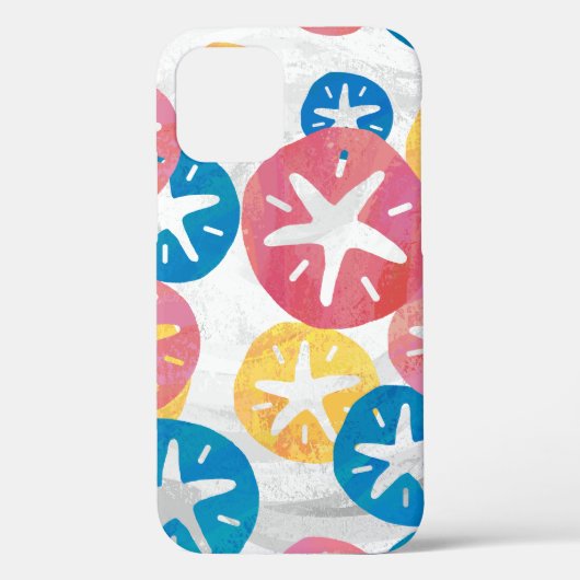 Sand Dollar Yellow Blue Pattern Case-Mate iPho iPhone Hülle (Rückseite)
