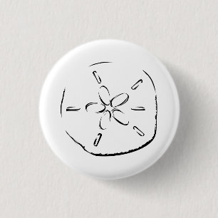 Sand Dollar Zeichnend Button