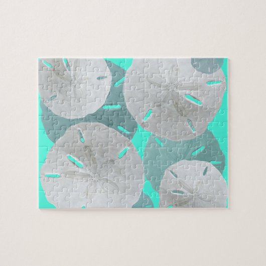 Sand Dollars Blue Puzzle (Horizontal)