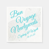 Sand Dollars Custom Wedfast Napkins Serviette (Vorderseite)