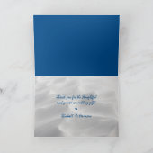 Sand Dollars Hochzeit Dankeschön Nachricht Karte (Innenseite)