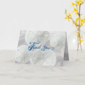 Sand Dollars Hochzeit Dankeschön Nachricht Karte (Gelbe Blume)