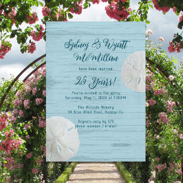 Sand Dollars Hochzeitstag Party Einladung