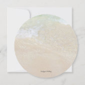 Sand Dollars Paare Duschverstärker Party Einladung (Rückseite)