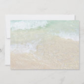 Sand Dollars Private Zeremonie Tipp für den Knoten Einladung (Rückseite)